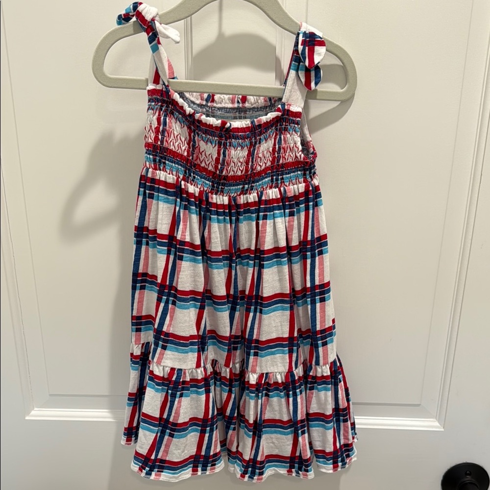 Tucker + Tate Red and Blue Plaid Kids Dress